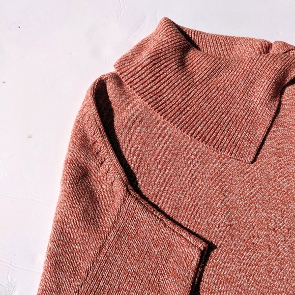 CAbi Tumeric Pullover Sweater Fold Over Neck 3011 - Picture 7 of 7